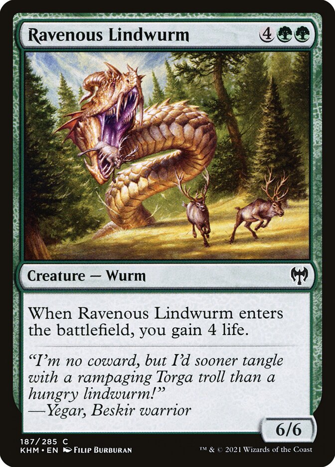 "Ravenous Lindwurm"