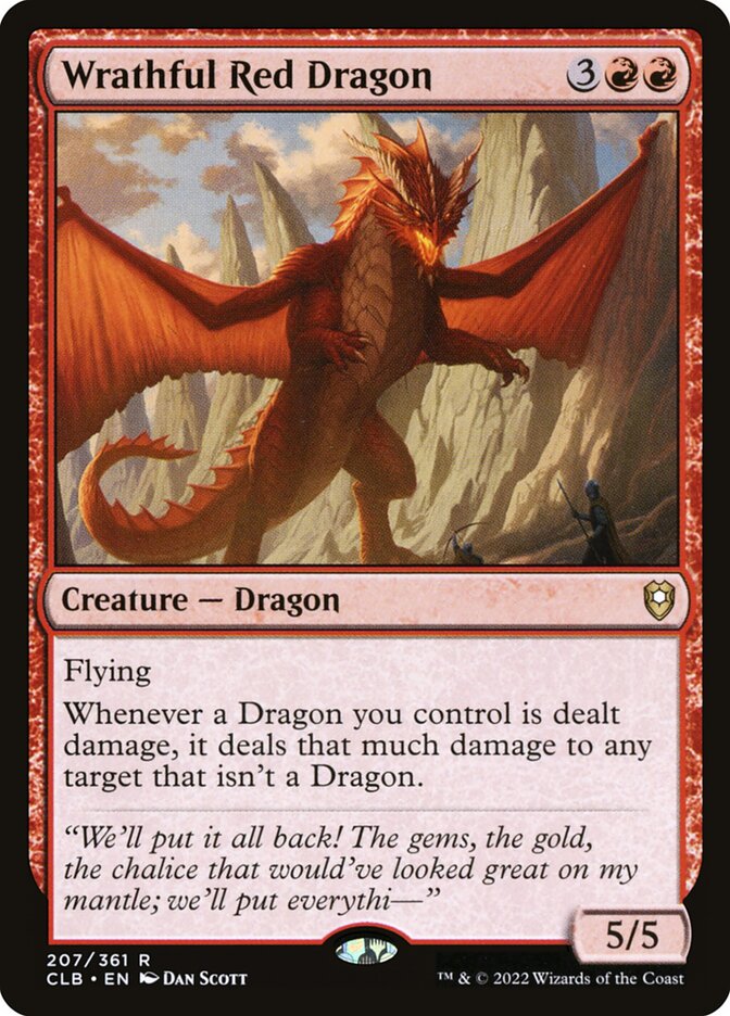 "Wrathful Red Dragon"