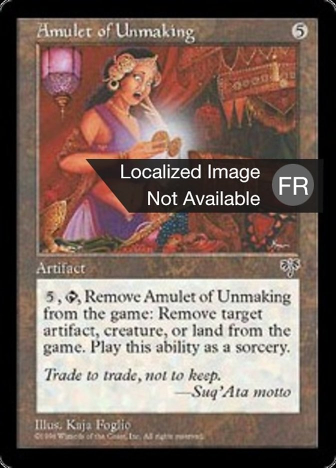 Amulet of Unmaking