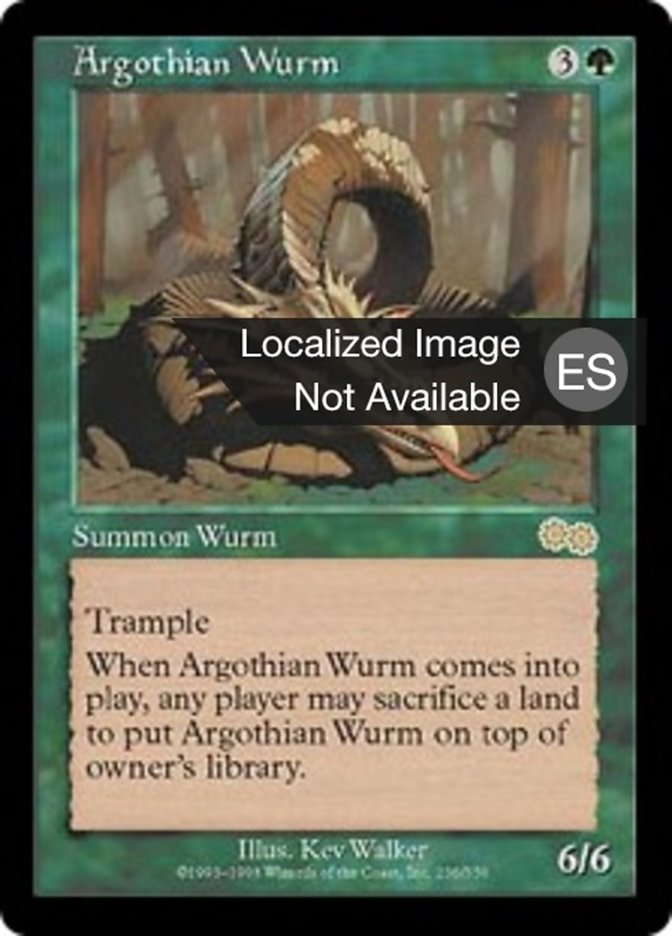 Argothian Wurm