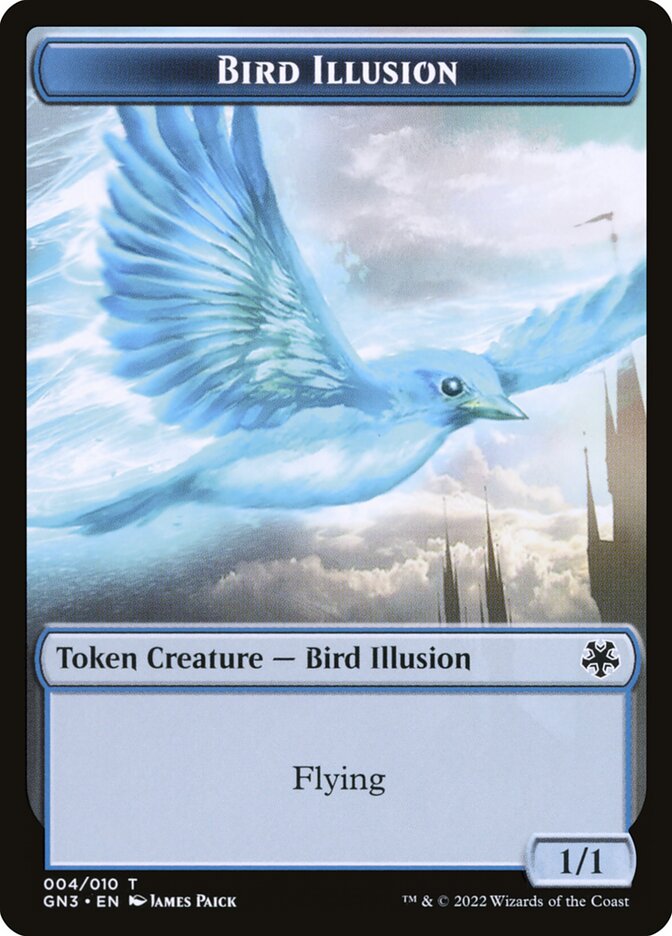 1/1 Bird Illusion Token