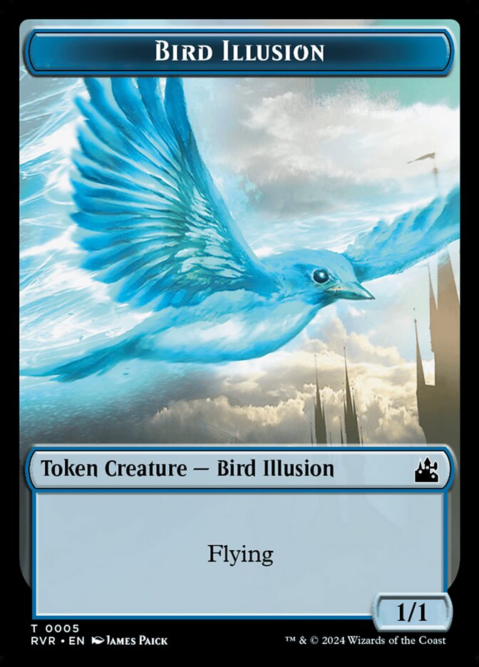 1/1 Bird Illusion Token
