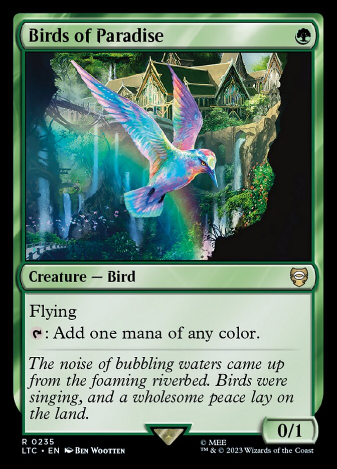 Birds of Paradise [LTC #235] - Magic: The Gathering Card