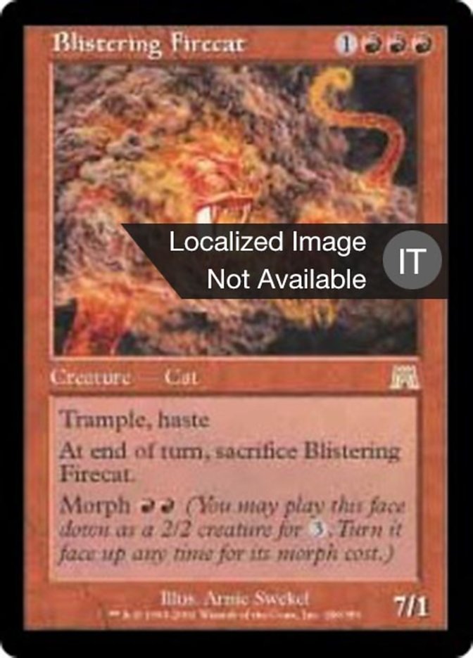 Blistering Firecat