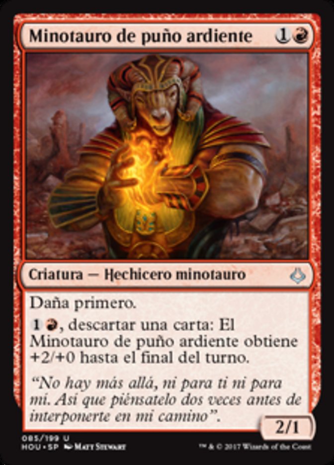 Burning-Fist Minotaur