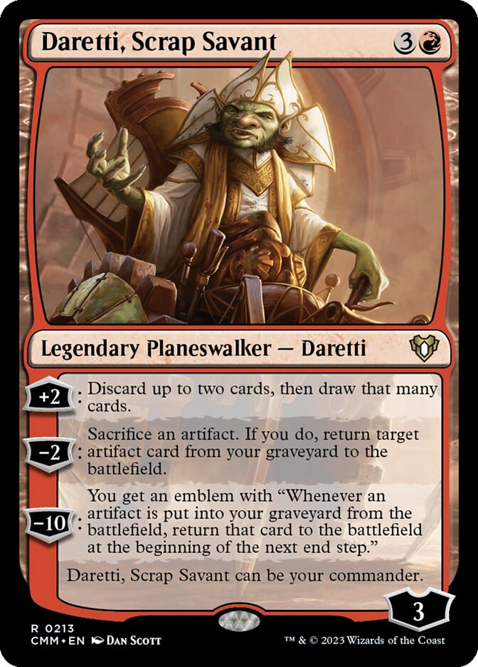 Daretti, Scrap Savant.