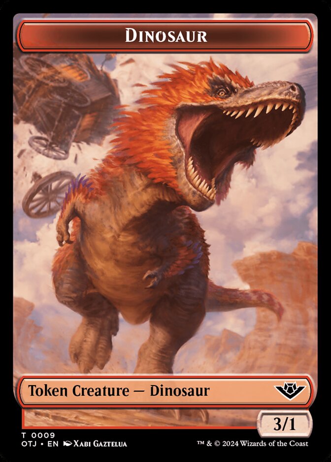 3/1 Dinosaur Token