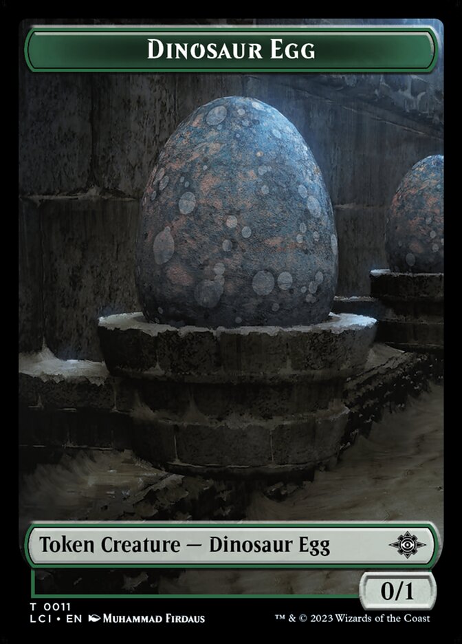 0/1 Dinosaur Egg Token
