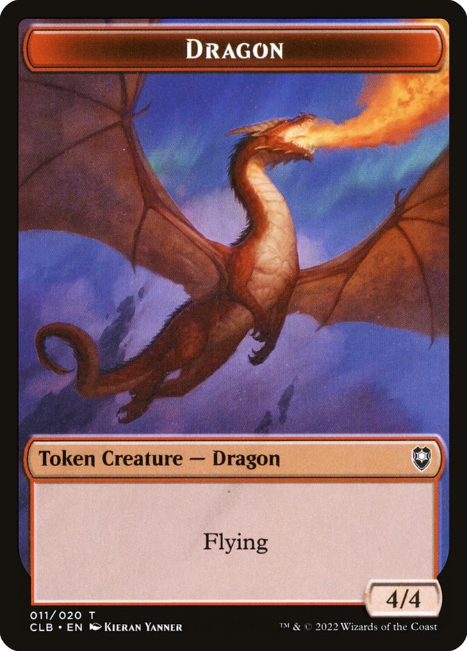 4/4 Dragon Token