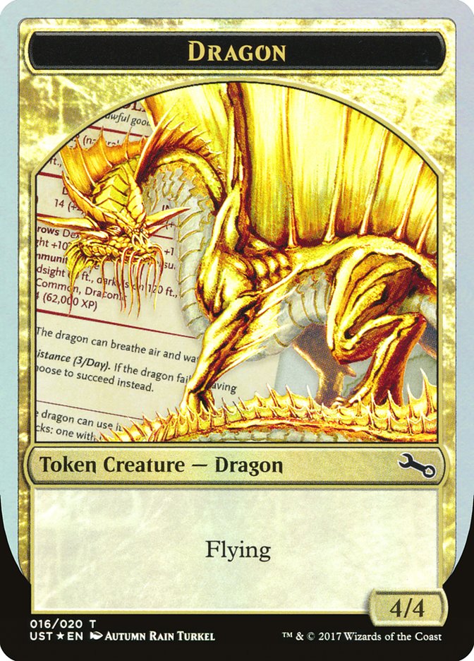 4/4 Dragon Token