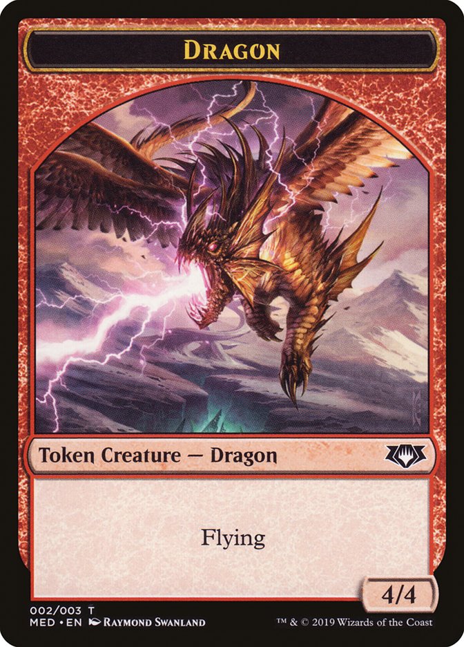 4/4 Dragon Token