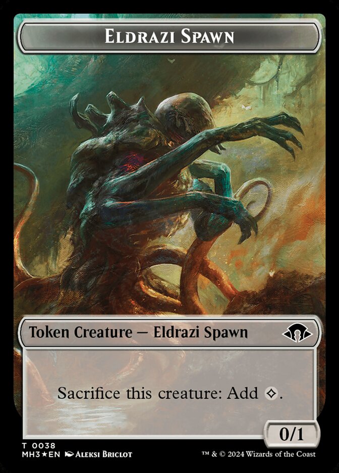 0/1 Eldrazi Spawn Token