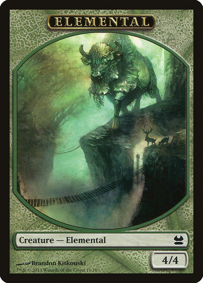 4/4 Elemental Token