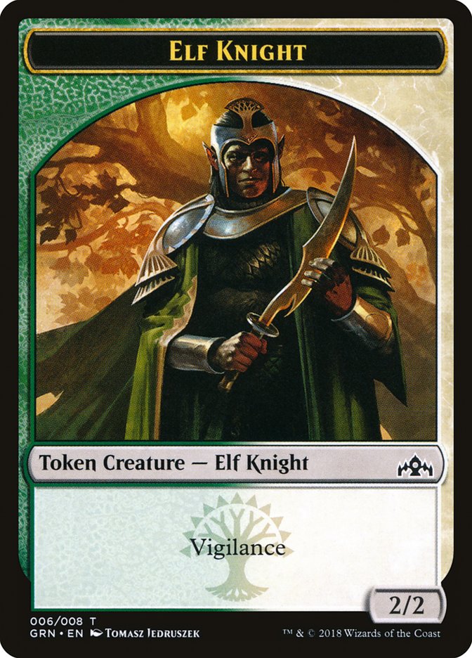 2/2 Elf Knight Token