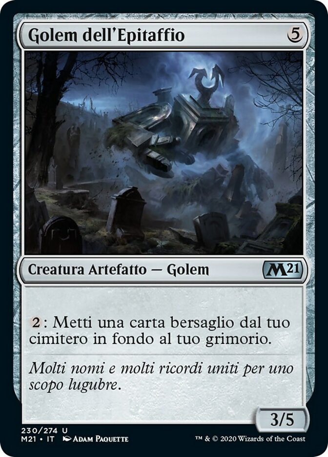 Epitaph Golem