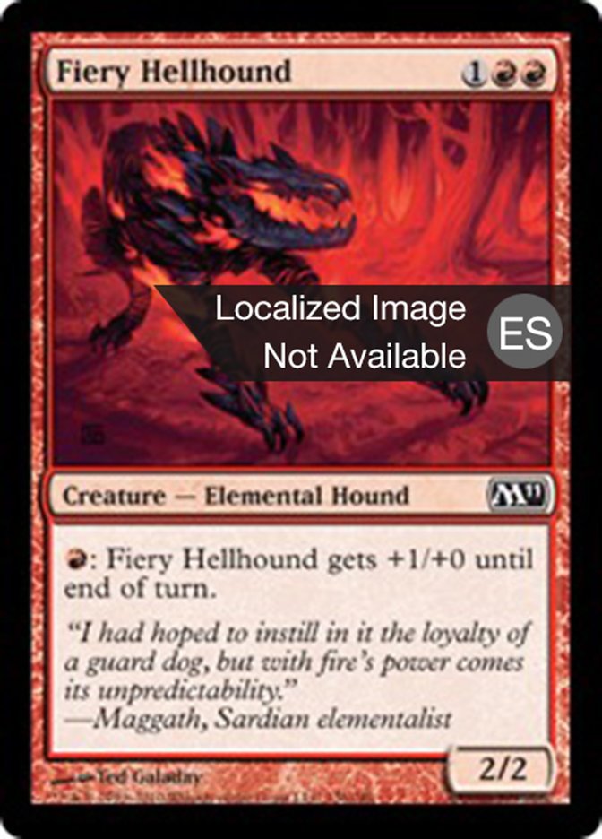 Fiery Hellhound