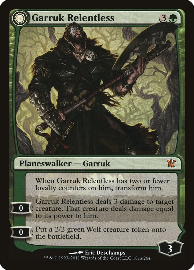 Garruk Relentless/Garruk, the Veil-Cursed