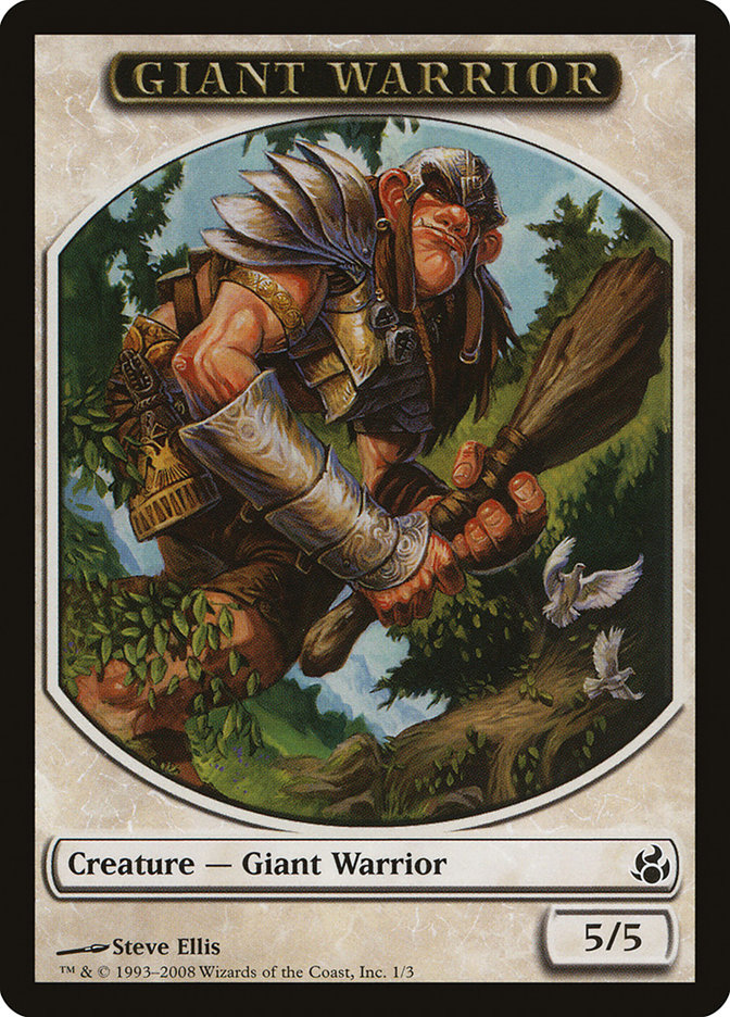 5/5 Giant Warrior Token