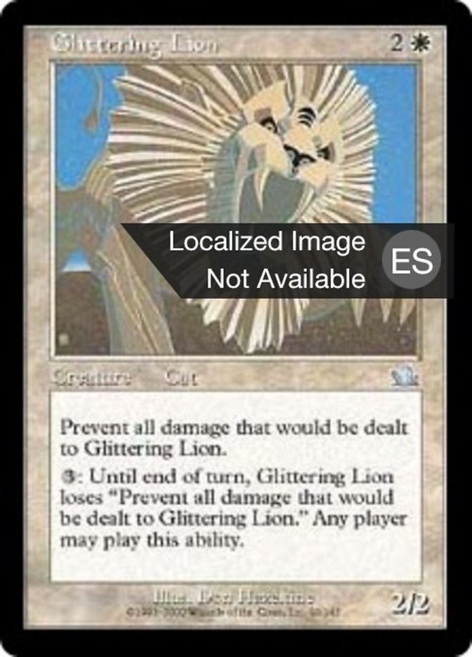 Glittering Lion