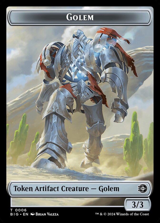 3/3 Golem Token