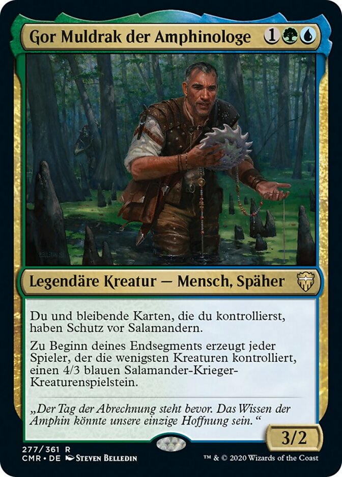 Gor Muldrak, Amphinologist