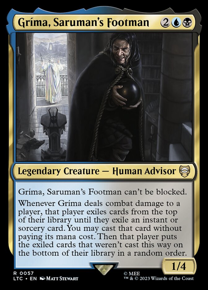 GrÃ­ma, Saruman's Footman