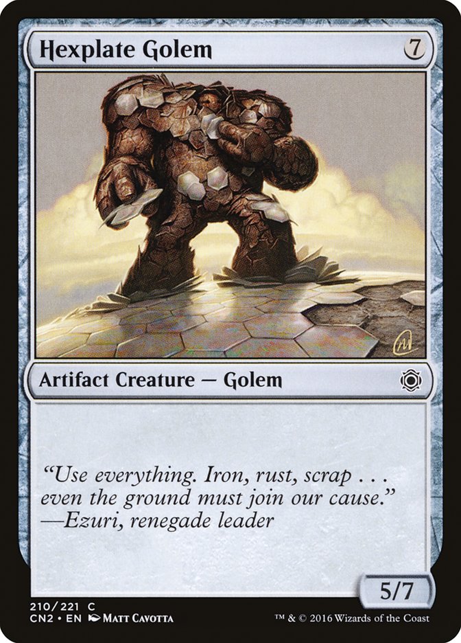 Hexplate Golem