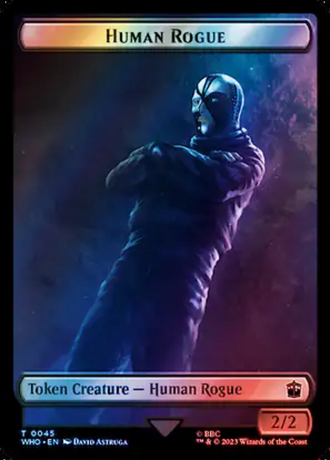 2/2 Human Rogue Token