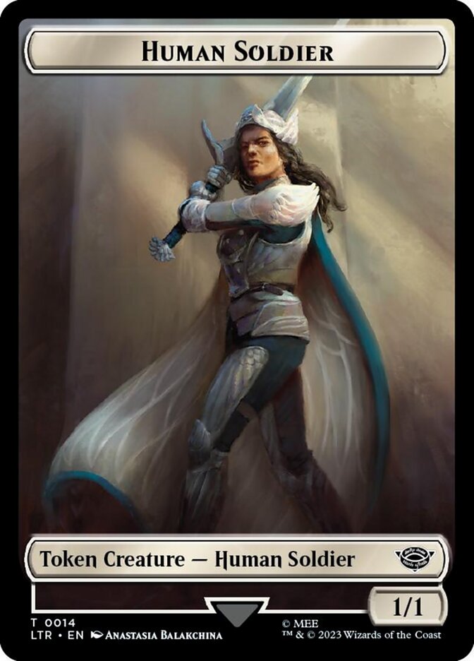 1/1 Human Soldier Token