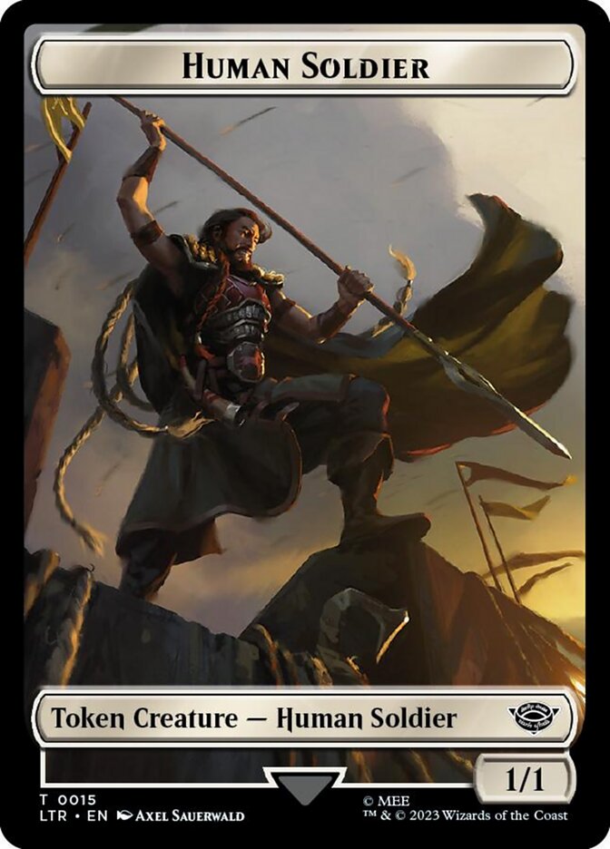 1/1 Human Soldier Token