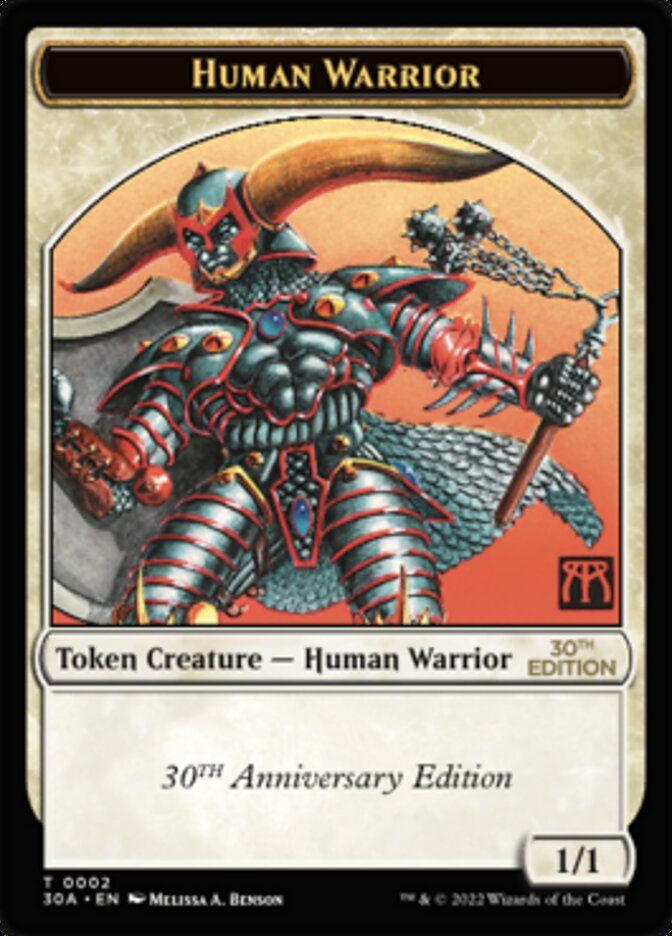 1/1 Human Warrior Token