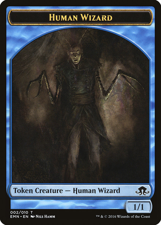 1/1 Human Wizard Token