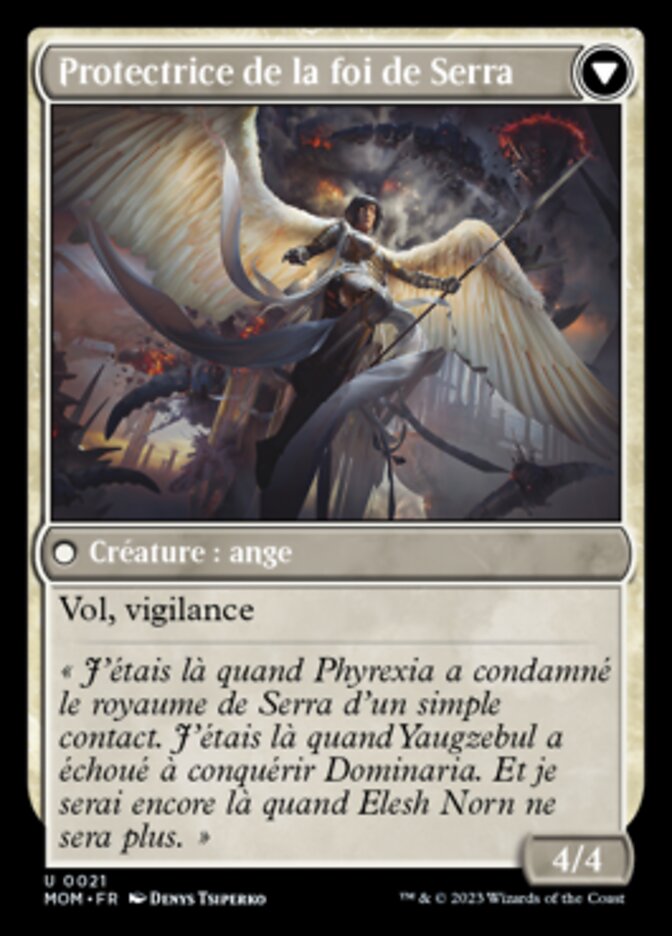 Invasion of Dominaria // Serra Faithkeeper