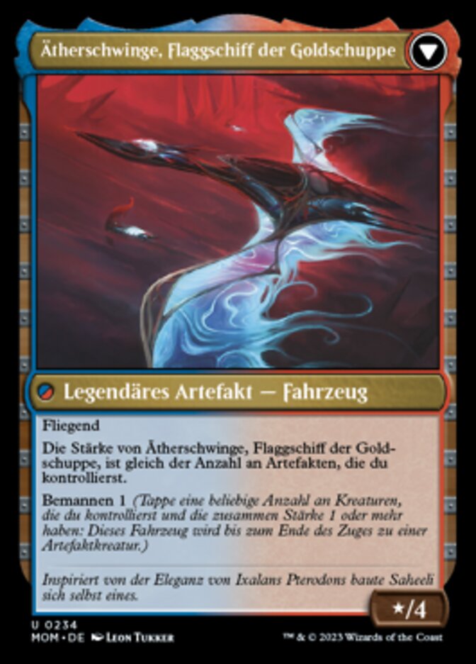 Invasion of Kaladesh // Aetherwing, Golden-Scale Flagship