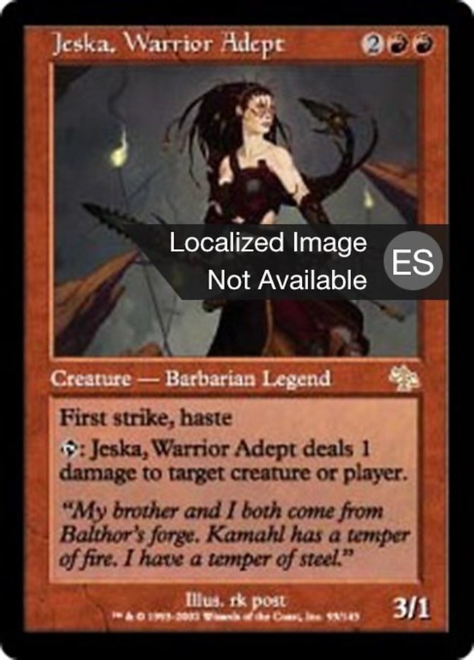 Jeska, Warrior Adept