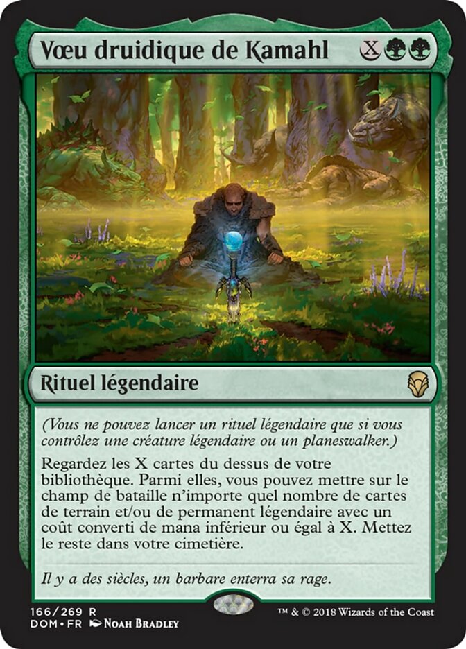 Kamahl's Druidic Vow