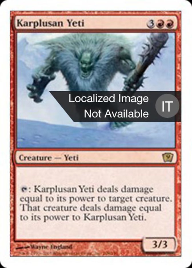 Karplusan Yeti