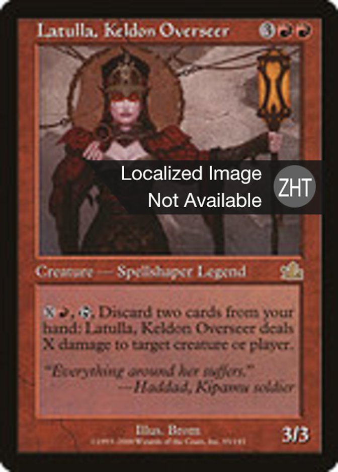 Latulla, Keldon Overseer