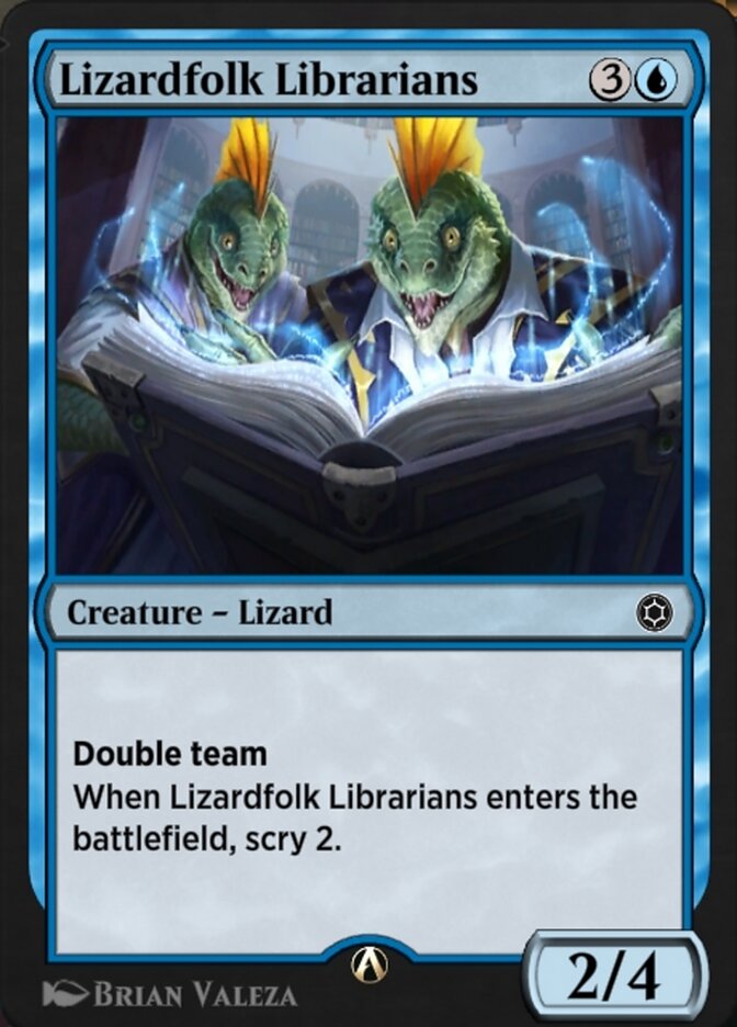 Lizardfolk Librarians