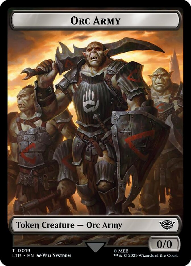 0/0 Orc Army Token