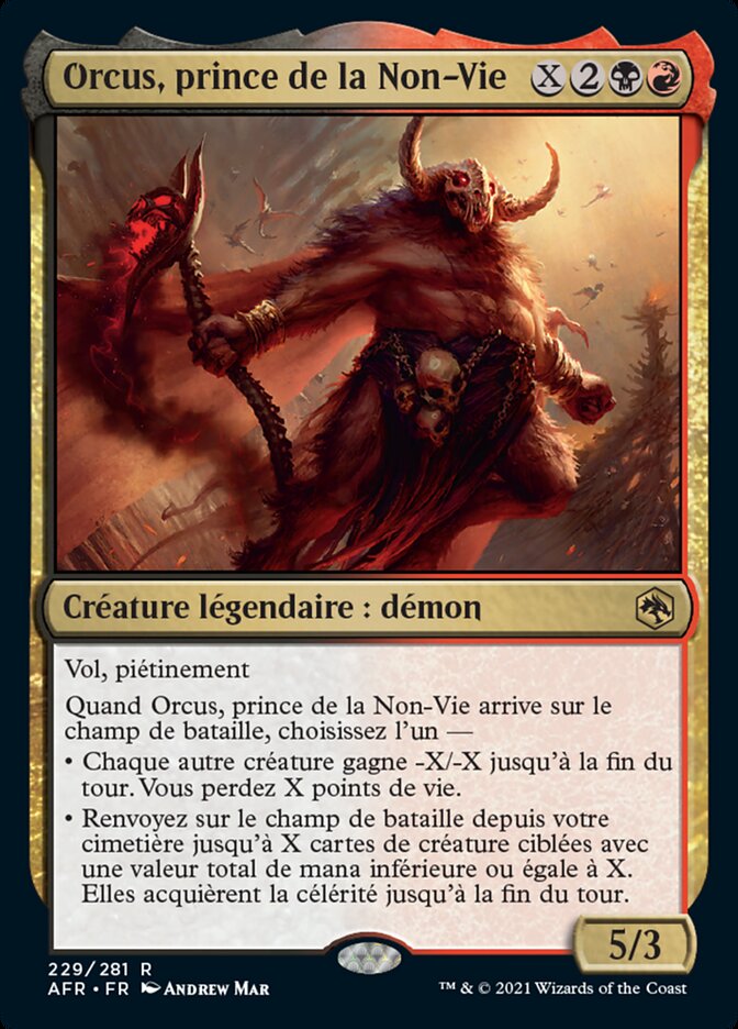 Orcus, Prince of Undeath