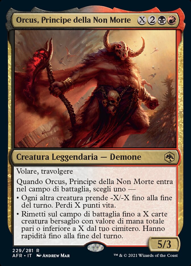 Orcus, Prince of Undeath