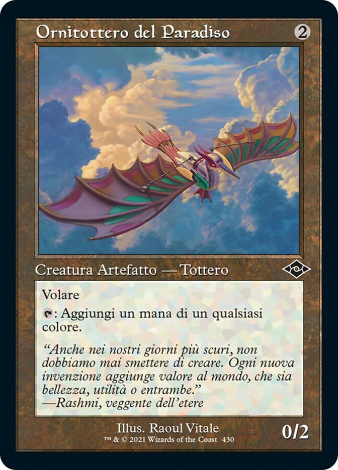 Ornithopter of Paradise