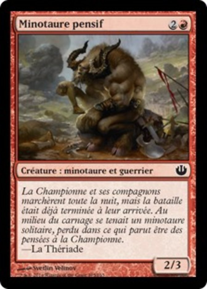 Pensive Minotaur