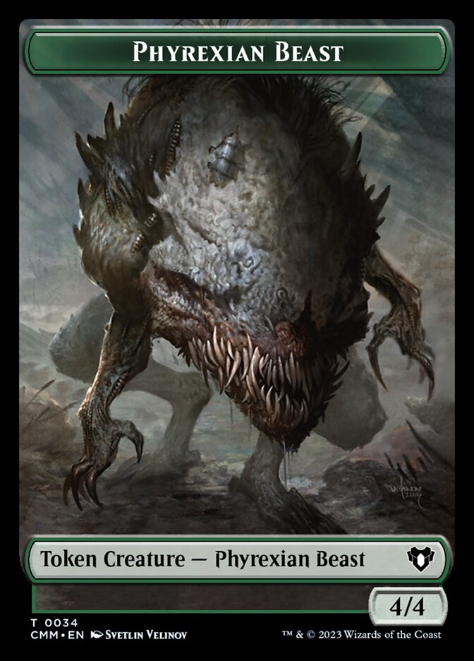 4/4 Phyrexian Beast Token