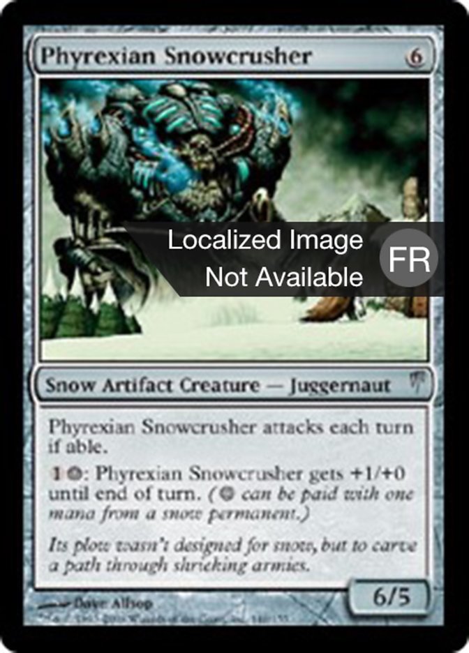 Phyrexian Snowcrusher