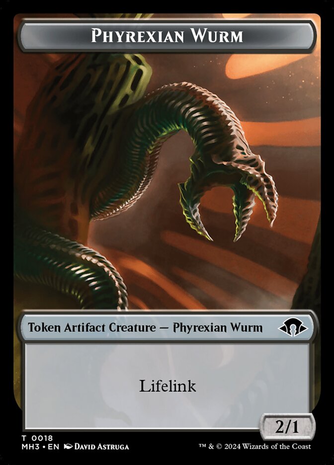 2/1 Phyrexian Wurm Token