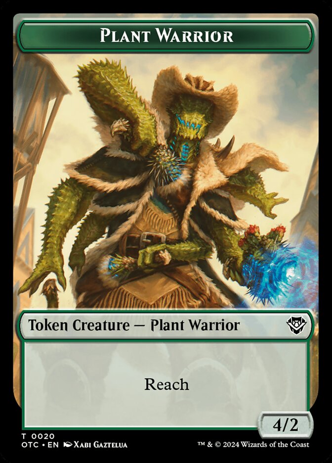 4/2 Plant Warrior Token