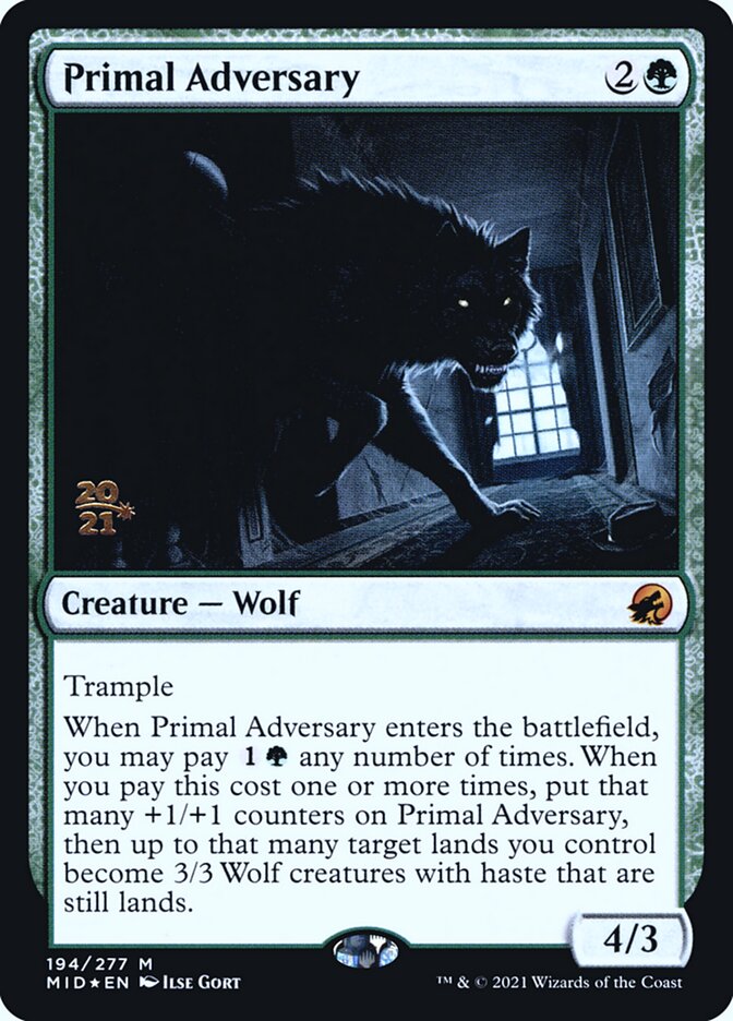 Primal Adversary