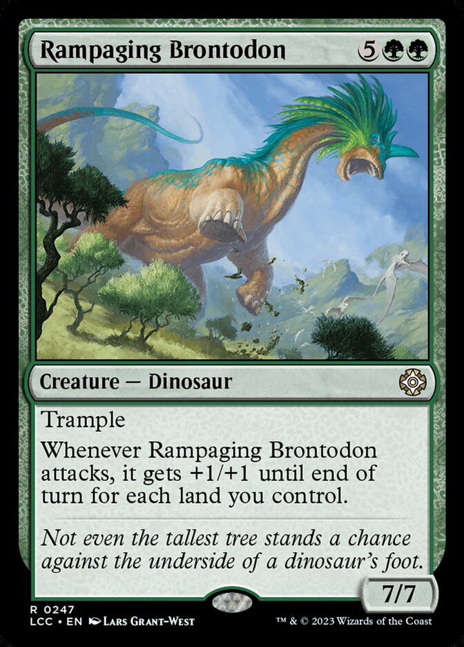 Rampaging Brontodon